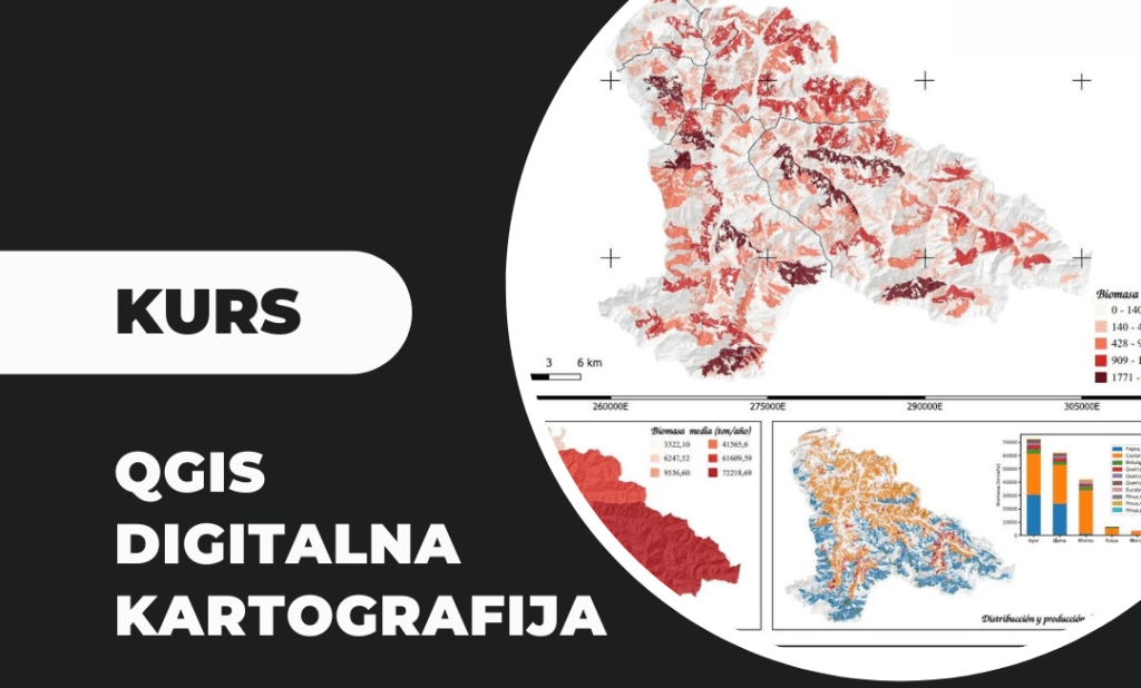 Kurs qgis digitalna kartografija prostorno planiranje urbanizam saobraćaj